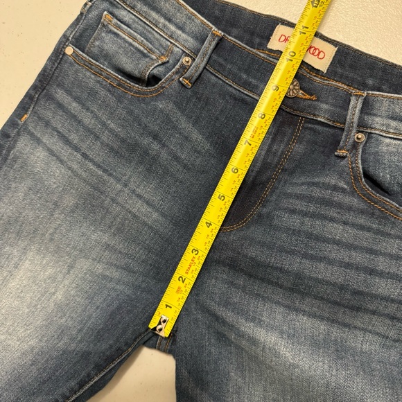 DRIFTWOOD Colette Beaded Embroidered Straight Crop Jeans Blue 29 - Picture 11 of 14